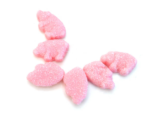 istock Gummy pigs shaped cutter, isolated on white background 1638506954