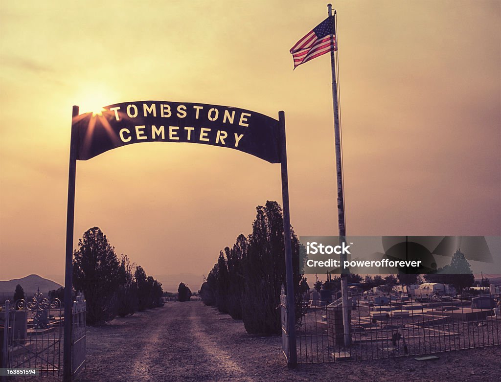 Cementerio en Tombstone, Arizona - Foto de stock de Tombstone - Arizona libre de derechos