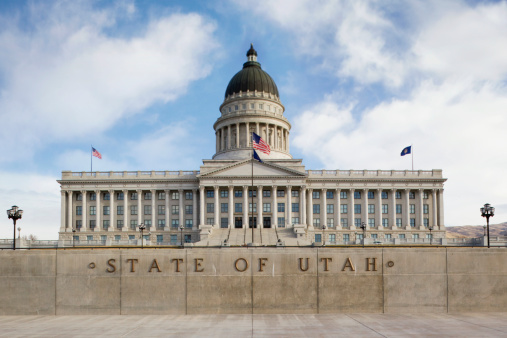 Utah State Capitol Building in Salt Lake City, Utah.
