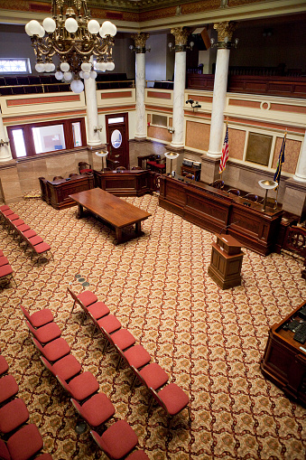 Senado cámara capitolio estatal de Montana photo