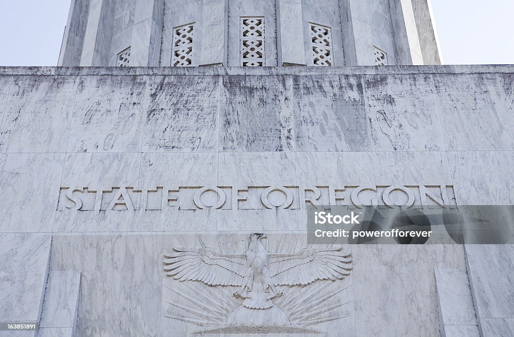 Edificio del Capitolio del estado de oregón - Foto de stock de Capitolio estatal de Oregón libre de derechos