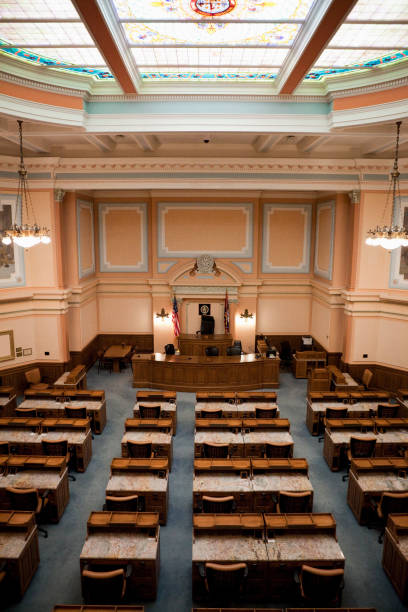 istock House of Representatives Chamber Wyoming State Capitol 163851994