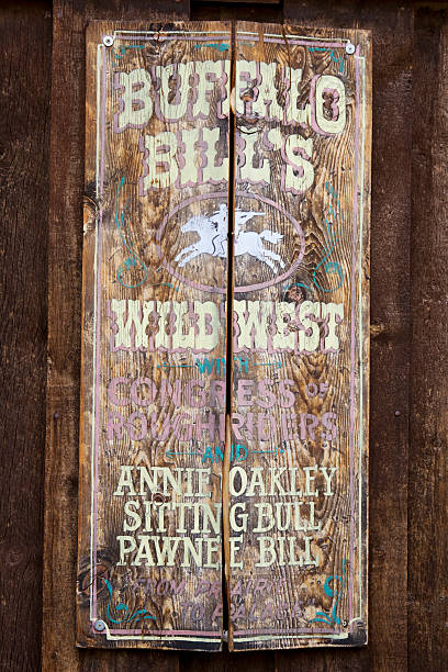 Original 1893 Buffalo Bill's Wild West Show Sign
