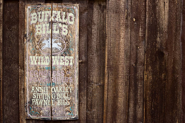 istock Original 1893 Buffalo Bill's Wild West Show Sign 163852120