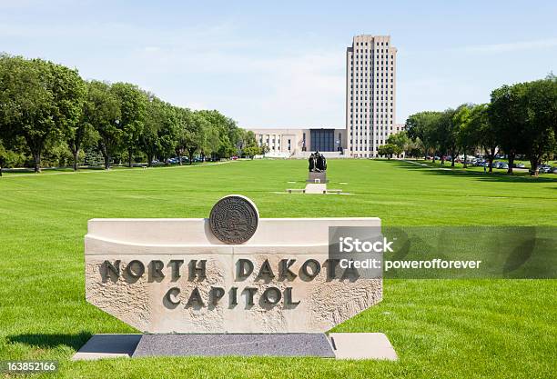 North Dakota State Capitol Building Stock Photo - Download Image Now - North Dakota, Bismarck - North Dakota, State Capitol Building