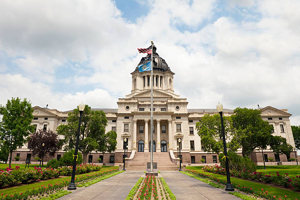 South Dakota State Capitol Building South Dakota state capitol building in Pierre, SD. south dakota photos stock pictures, royalty-free photos & images
