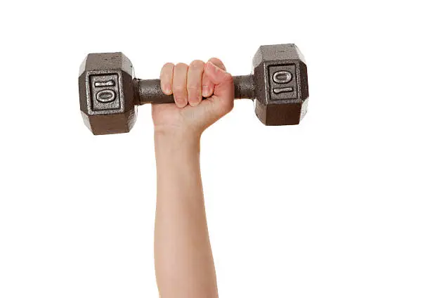 Photo of Weight Training: Woman Lifting Dumbbell