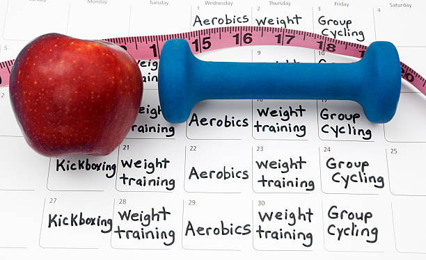 istock Healthy Lifestyle Calendar 163852531