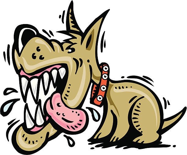 mad dog - ian stock illustrations