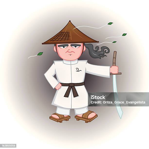Samurai - Arte vetorial de stock e mais imagens de Autoridade - Autoridade, Banda desenhada - Produto Artístico, Ilustração