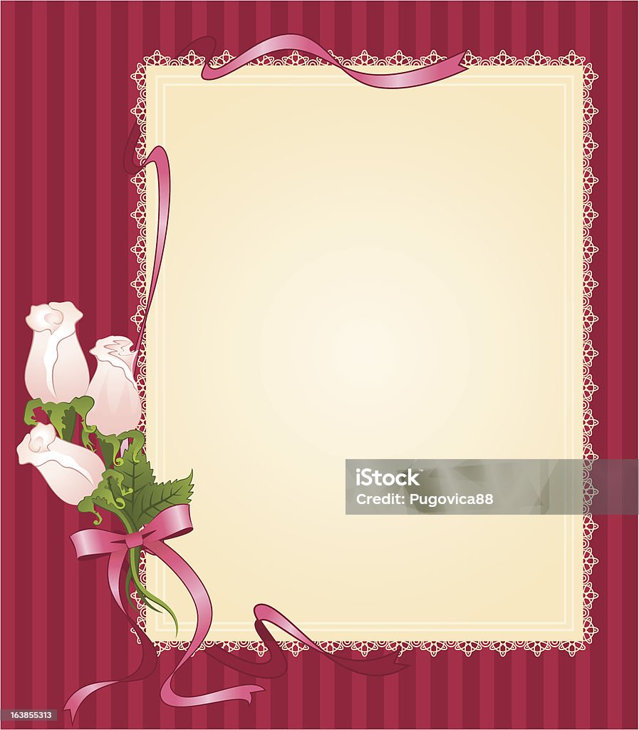 Hermoso fondo con rosas rosadas. Vector - arte vectorial de Belleza libre de derechos