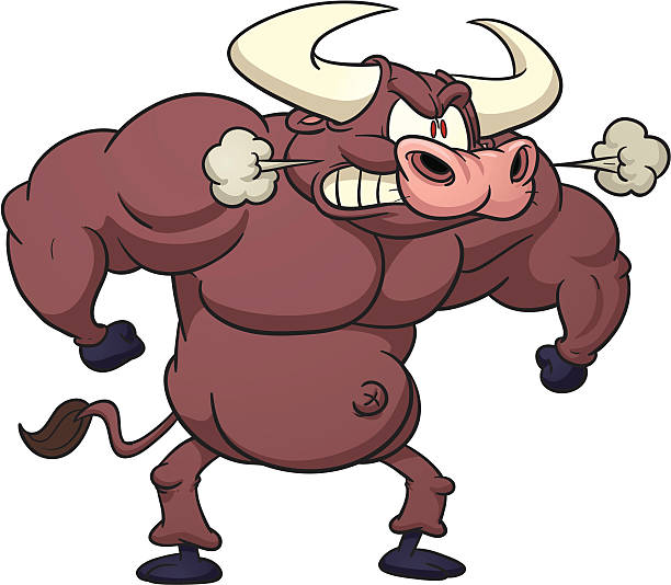 Angry Cartoon Bull Stock Illustration - Download Image Now - Bull - Animal,  Cartoon, Anger - iStock