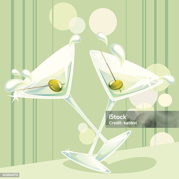 Martini Splash Stock Illustration - Download Image Now - Celebratory Toast, Martini Glass, Martini