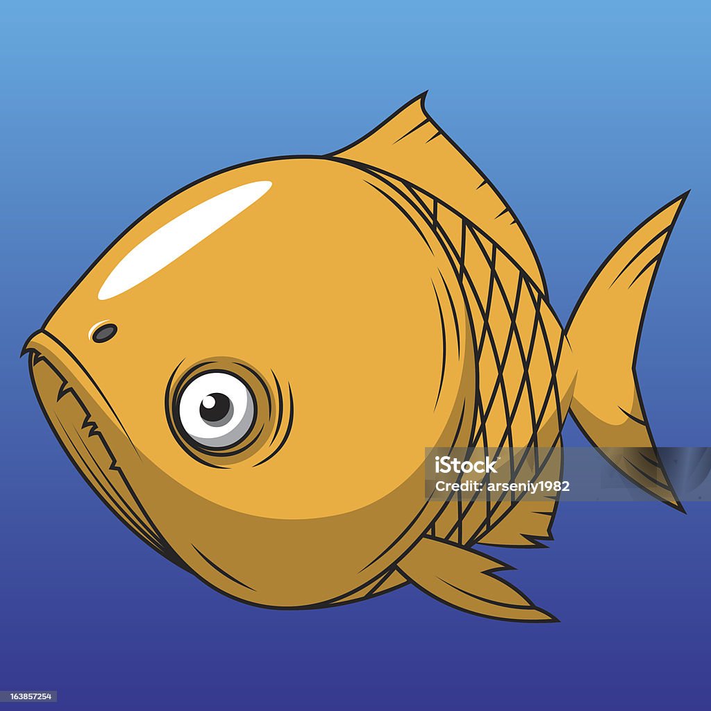 Orange Fish Vector Orange Fish Stock Illustration - Download Image Now - Animal, Animal ...