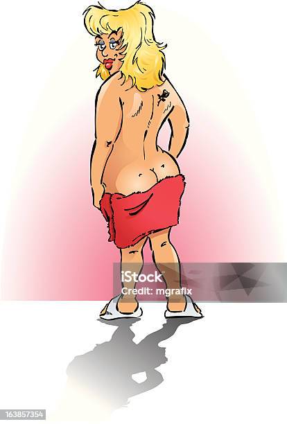 Sexy Blonde Fitnesscenter Mit Sauna Stock Vektor Art und mehr Bilder von Begehren - Begehren, Comic - Kunstwerk, Erwachsene Person