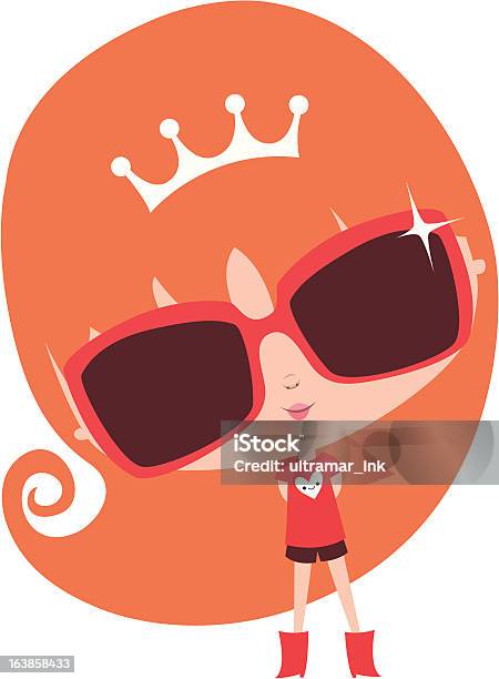 Glamorous Shiny Fashion Girl Stock Illustration - Download Image Now - Cartoon, Fashion, Girls