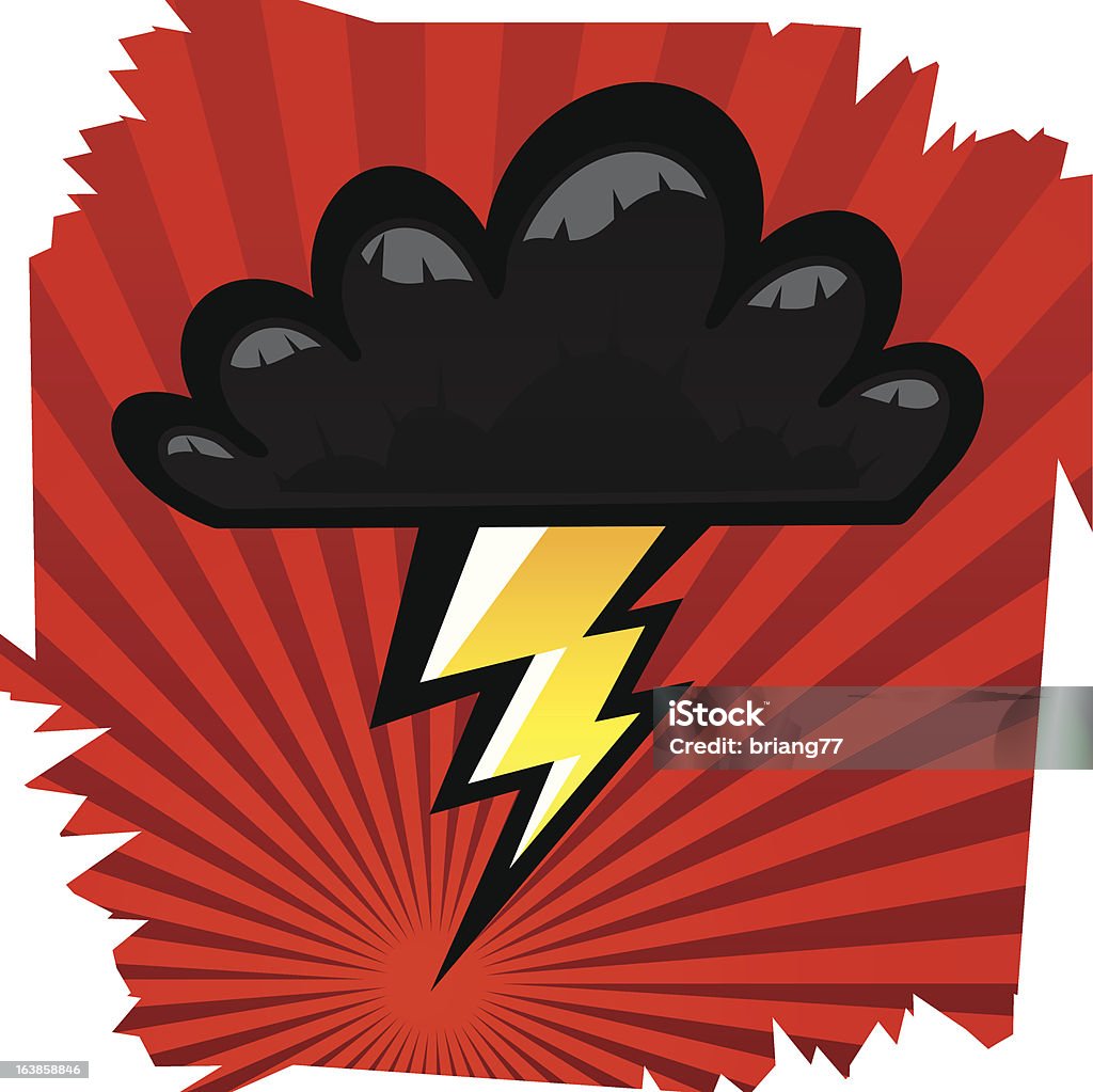 Stormcloud - arte vectorial de Cielo libre de derechos