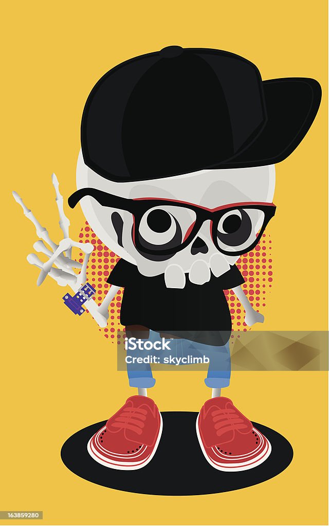 Skeleton Boy Skeleton Boy is cool. Boys stock vector