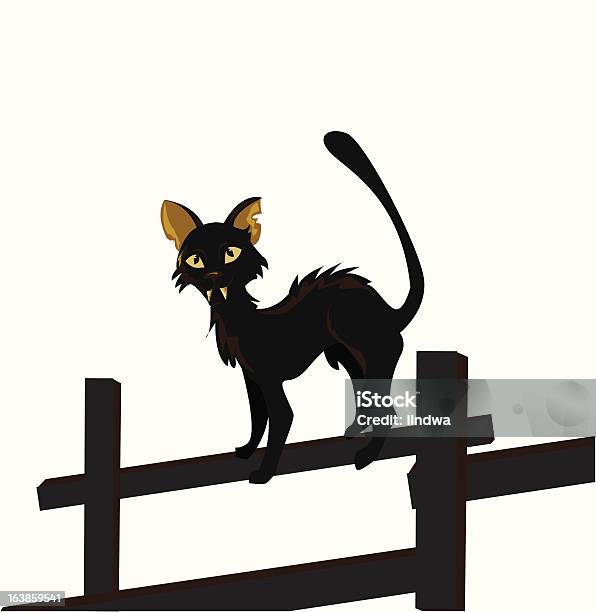 Image Of Black Cat Stock Illustration - Download Image Now - Animal, Animal  Hair, Animal Rear End - iStock