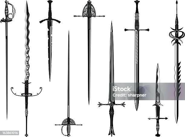 刀シルエットのコレクション - 剣のベクターアート素材や画像を多数ご用意 - 剣, イラストレーション, ベクター画像