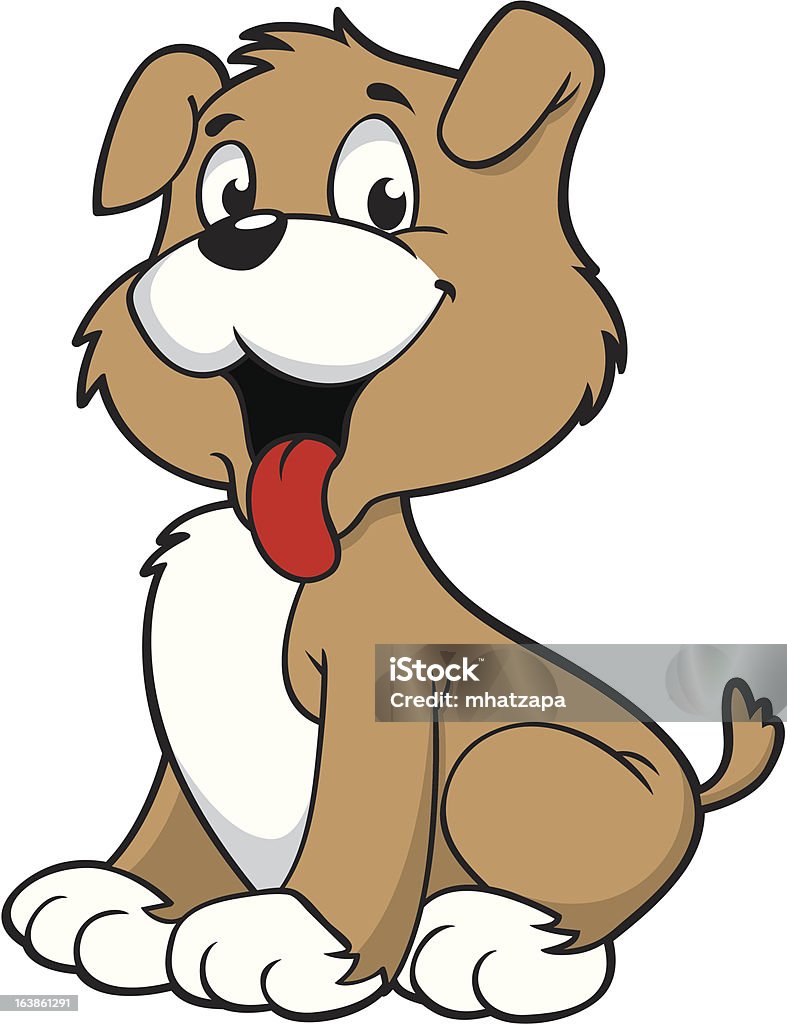 cute smiling dog Animal stock vector