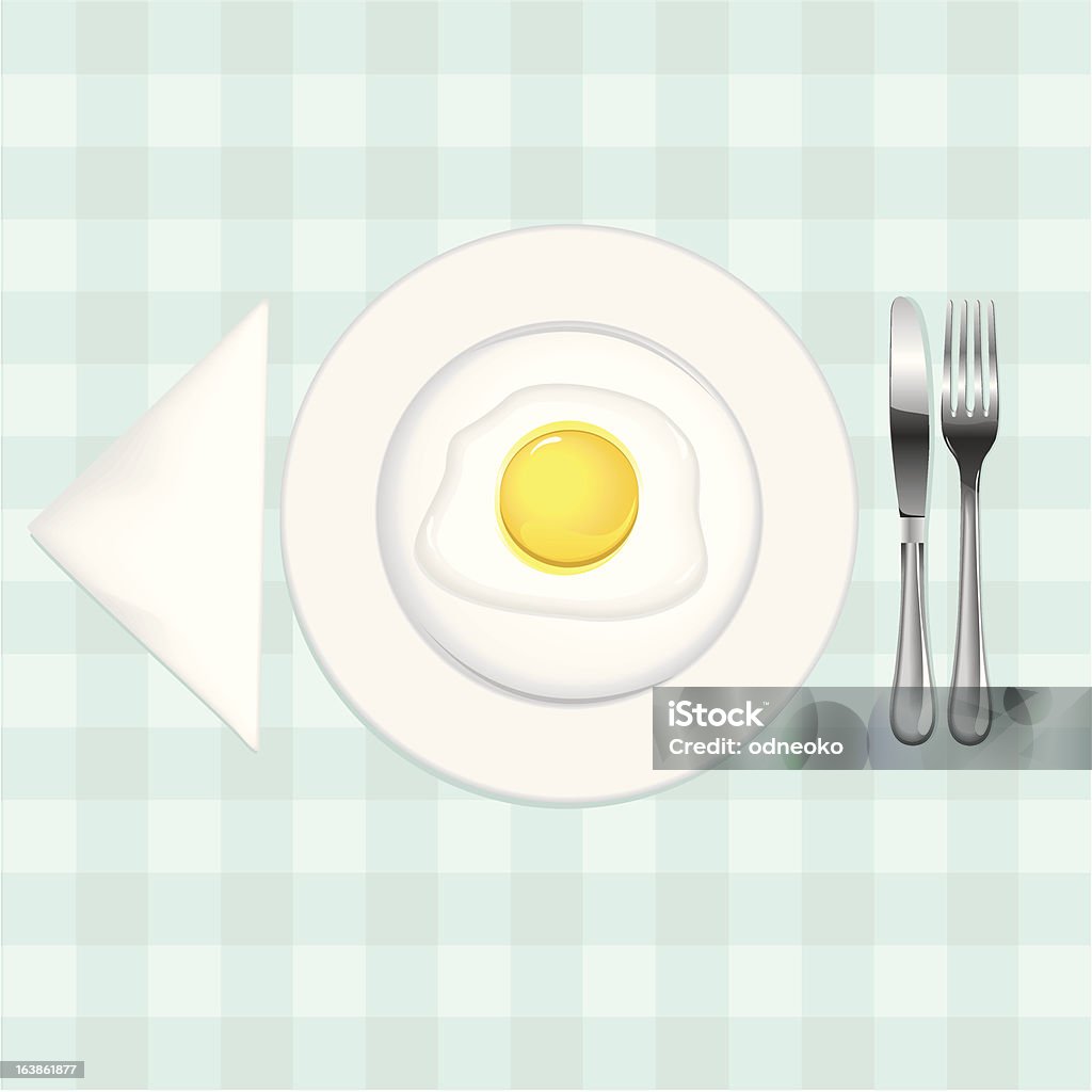 エッグの朝食 - ぞうきんのロイヤリティフリーベクトルアート