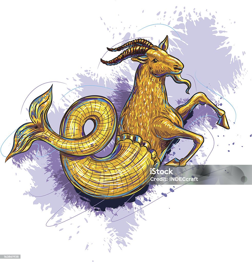 Capricorn Stock Illustration - Download Image Now - Astrology Sign,  Capricorn, Animal - iStock