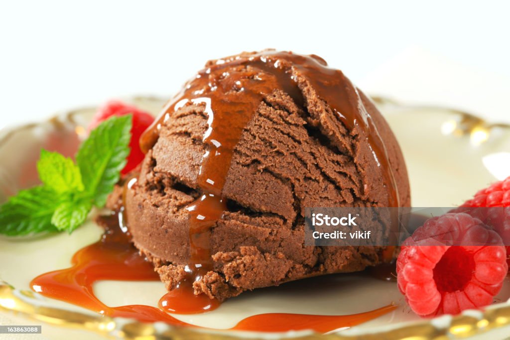 Helado de Chocolate - Foto de stock de Alimento libre de derechos