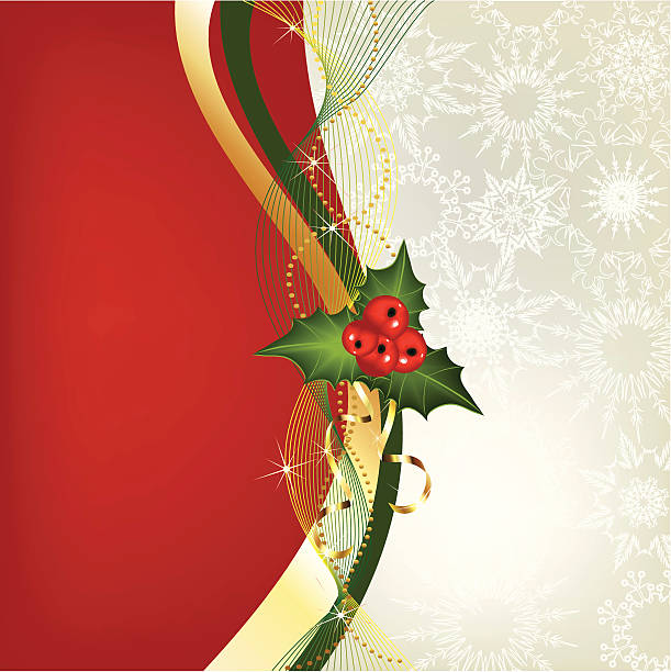 Christmas card vector art illustration