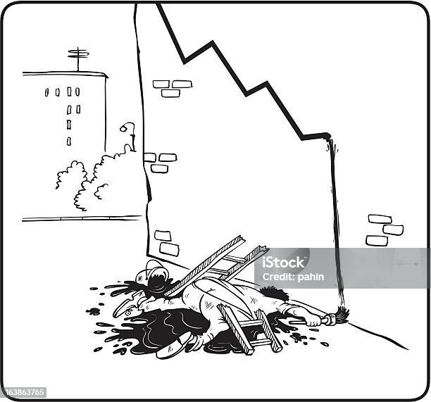 Caduta Del Dow Jones - Immagini vettoriali stock e altre immagini di Affari - Affari, Cadere, Concetti