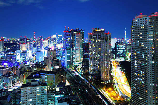 istock Tokyo city at night 163864981