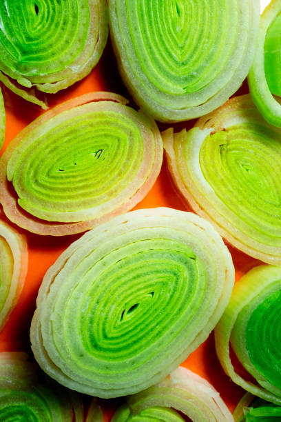 istock Colorful Green Leeks Close Up 1638658175
