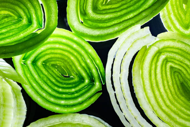 istock Colorful Green Leeks Close Up 1638658179