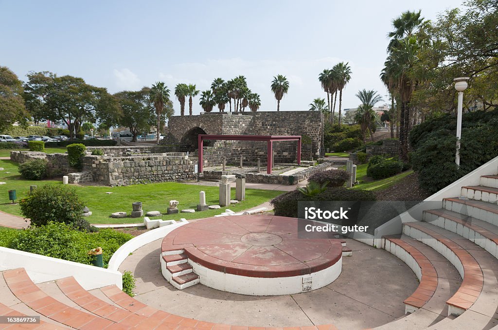 amphitheater in Tiberias, Israel amphitheater in Archaeological park in Tiberias Israel Stock Photo