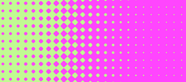 Halftone dots gradient background