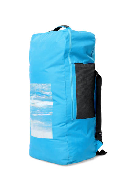 istock Dry bag for stand up paddle boarding (SUP) isolated on white 1638720670