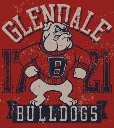Vintage Bulldog Cartoon Mascot Design