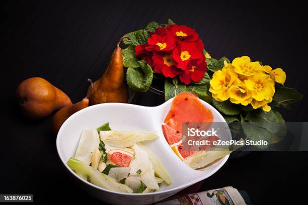 Salad Of Fennel Pears And White Cheese Stock Photo - Download Image Now - Appetizer, Cheese, Chopped Food