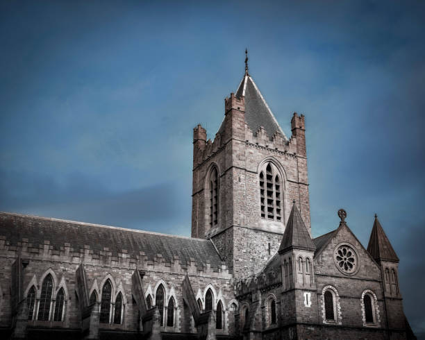 istock bell tower in St. Audoen's Church 1638774208