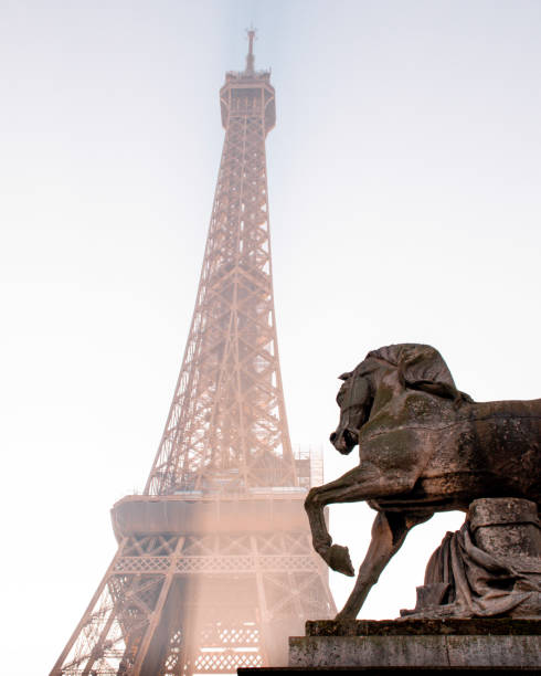istock statue of a horse with Eiffel Tower in the background 1638775270