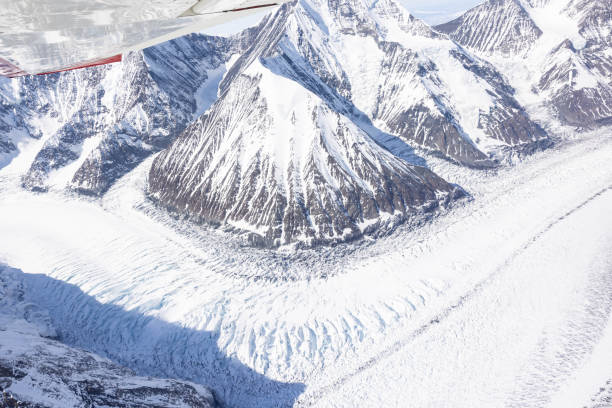 istock Glacier from airplane window over Mountain Denali 1638781859