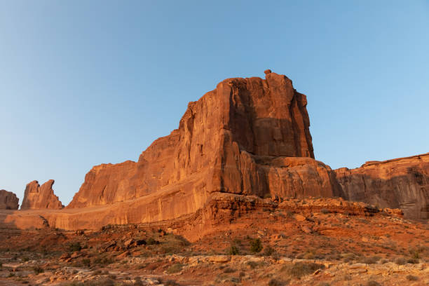 istock Red Cliff Face at Arches National Park 1638784616