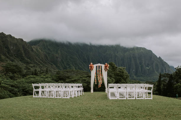 istock An arbor or arch decorated with flowers for a wedding ceremony w 1638797104