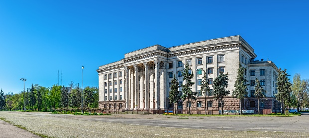 House of Trade Unions building in Odessa, Ukraine in Ukraine, Odessa Oblast, Odesa