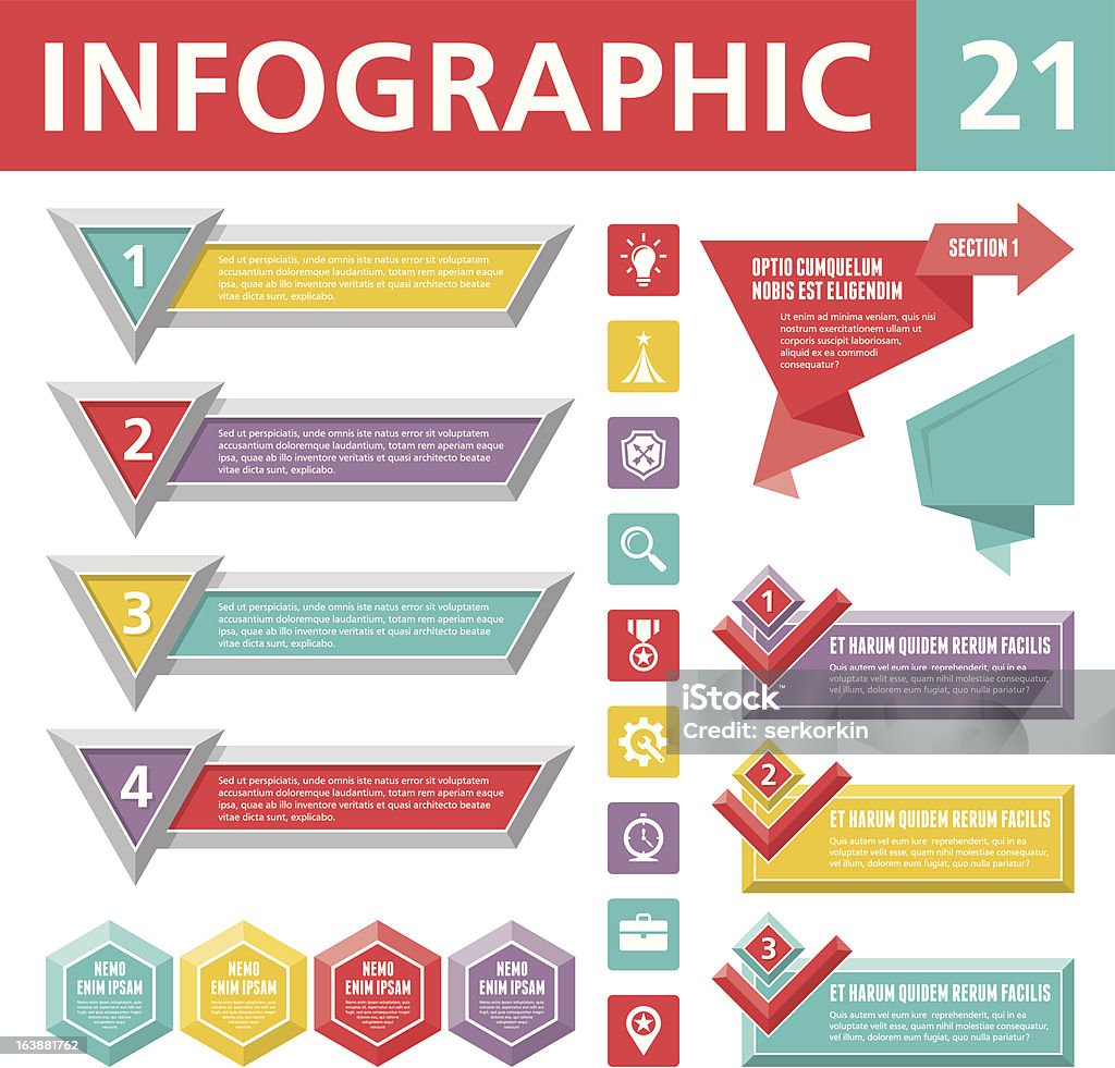 Infografiki elementy 21 - Grafika wektorowa royalty-free (Bez ludzi)