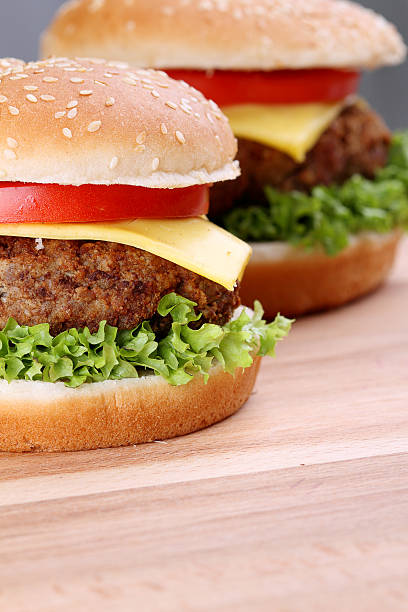 hamburger stock photo