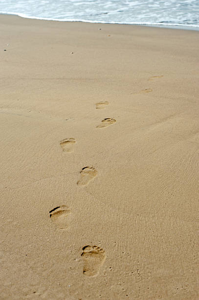 istock Footprint in the beach 163888933
