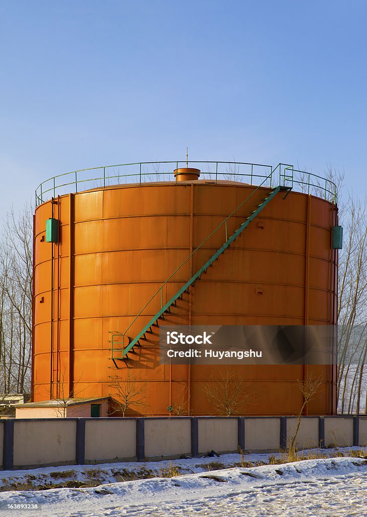 Tanque de aceite - Foto de stock de Azul libre de derechos