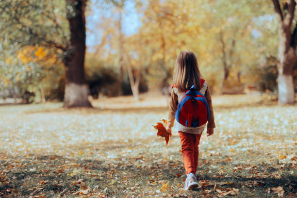 istock Unrecognizable Child Going Back to School in Autumn 1638933283