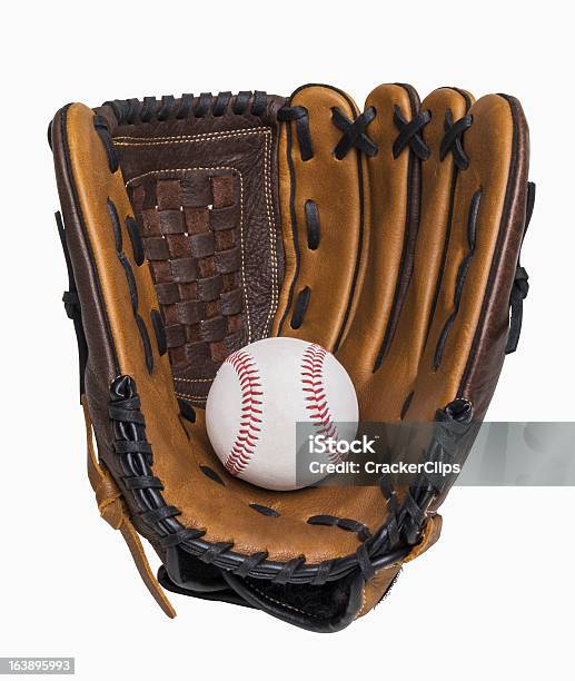 Baseball And Glove Stock Photo - Download Image Now - Baseball Glove, Cut Out, Baseball - Ball